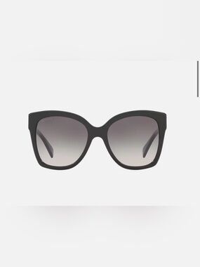 Gucci GG0459S Women's Cateye Designer Sunglasses Gloss Black